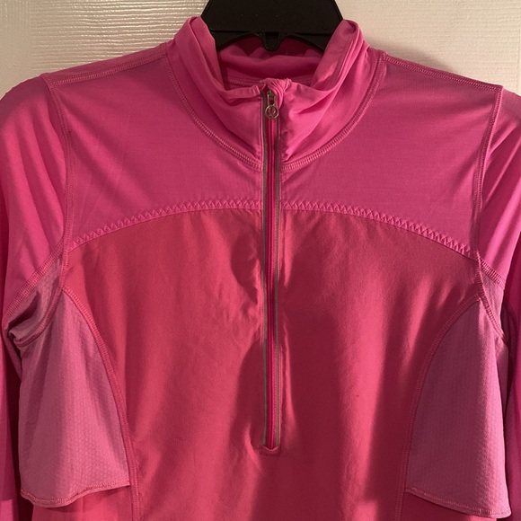 Pink Lululemon size 6 half zip pullover - Picture 2 of 8